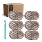 6-Pack Blanket Extra Thick Frosting Yarn with 20mm Crochet Hook