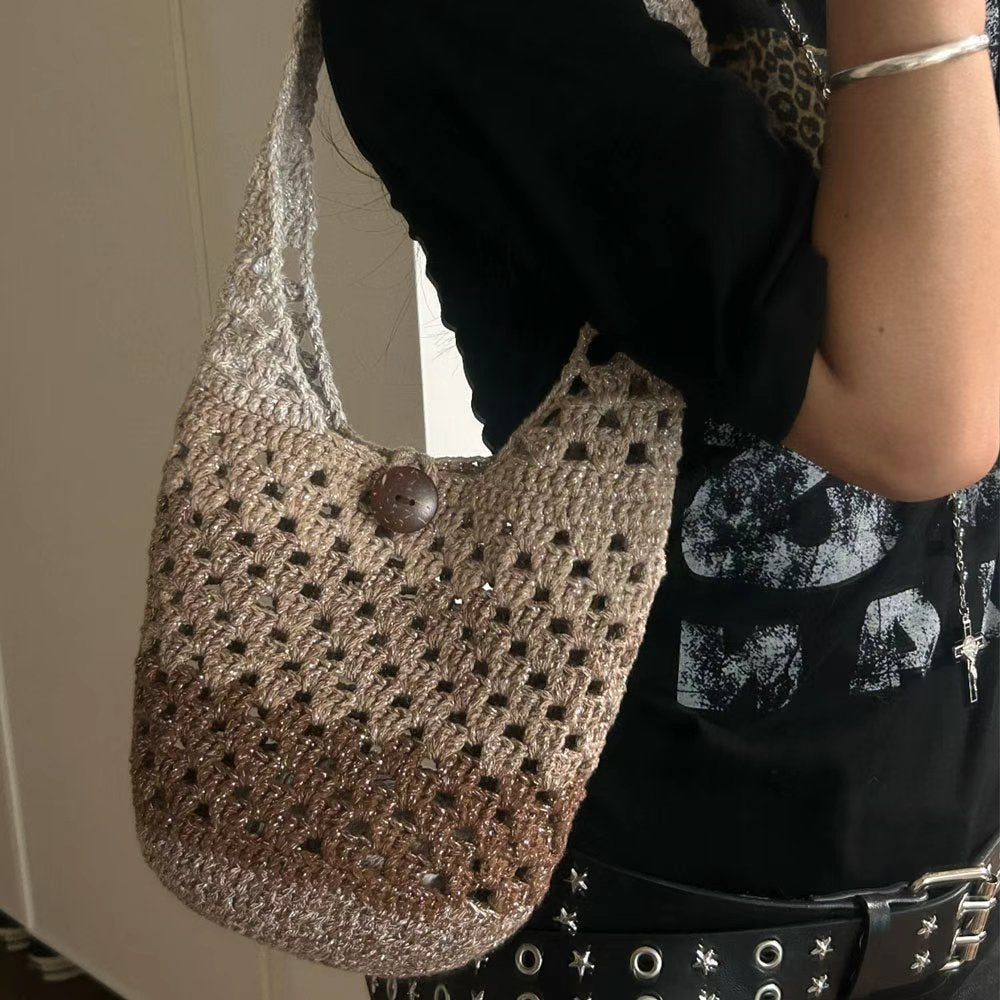 Lattice Mesh Tote Bag