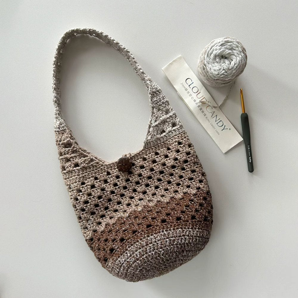 Lattice Mesh Tote Bag