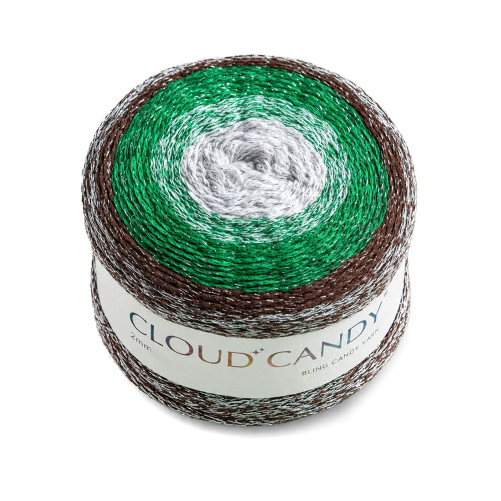Cotton Blend Sparkle Gradient Yarn for Crochet Bags & Home Decor