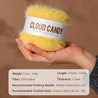 Cloud Shaggy Yarn – Soft Fuzzy Nylon Yarn for Crochet & Knitting