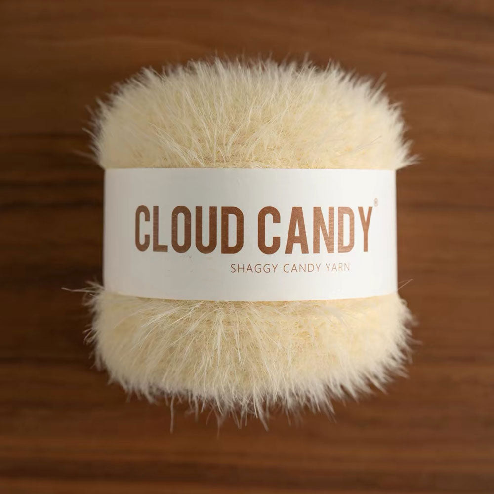 Cloud Shaggy Yarn – Soft Fuzzy Nylon Yarn for Crochet & Knitting