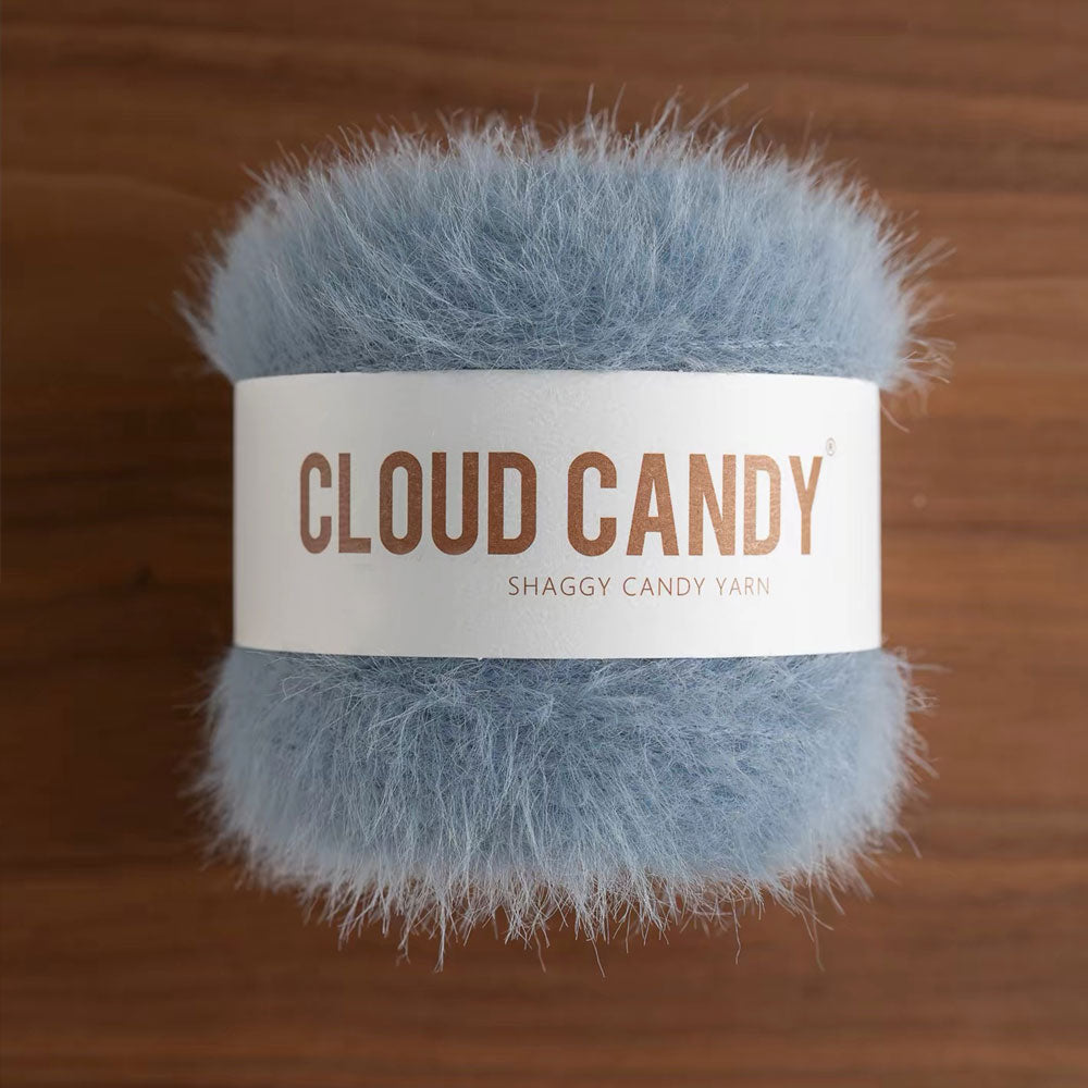 Cloud Shaggy Yarn – Soft Fuzzy Nylon Yarn for Crochet & Knitting