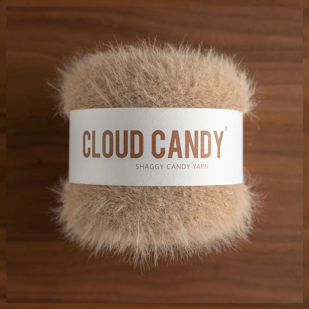 Cloud Shaggy Yarn – Soft Fuzzy Nylon Yarn for Crochet & Knitting