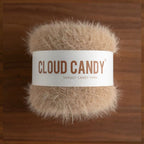 Cloud Shaggy Yarn – Soft Fuzzy Nylon Yarn for Crochet & Knitting