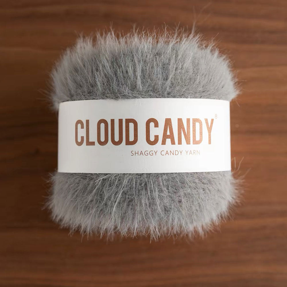 Cloud Shaggy Yarn – Soft Fuzzy Nylon Yarn for Crochet & Knitting