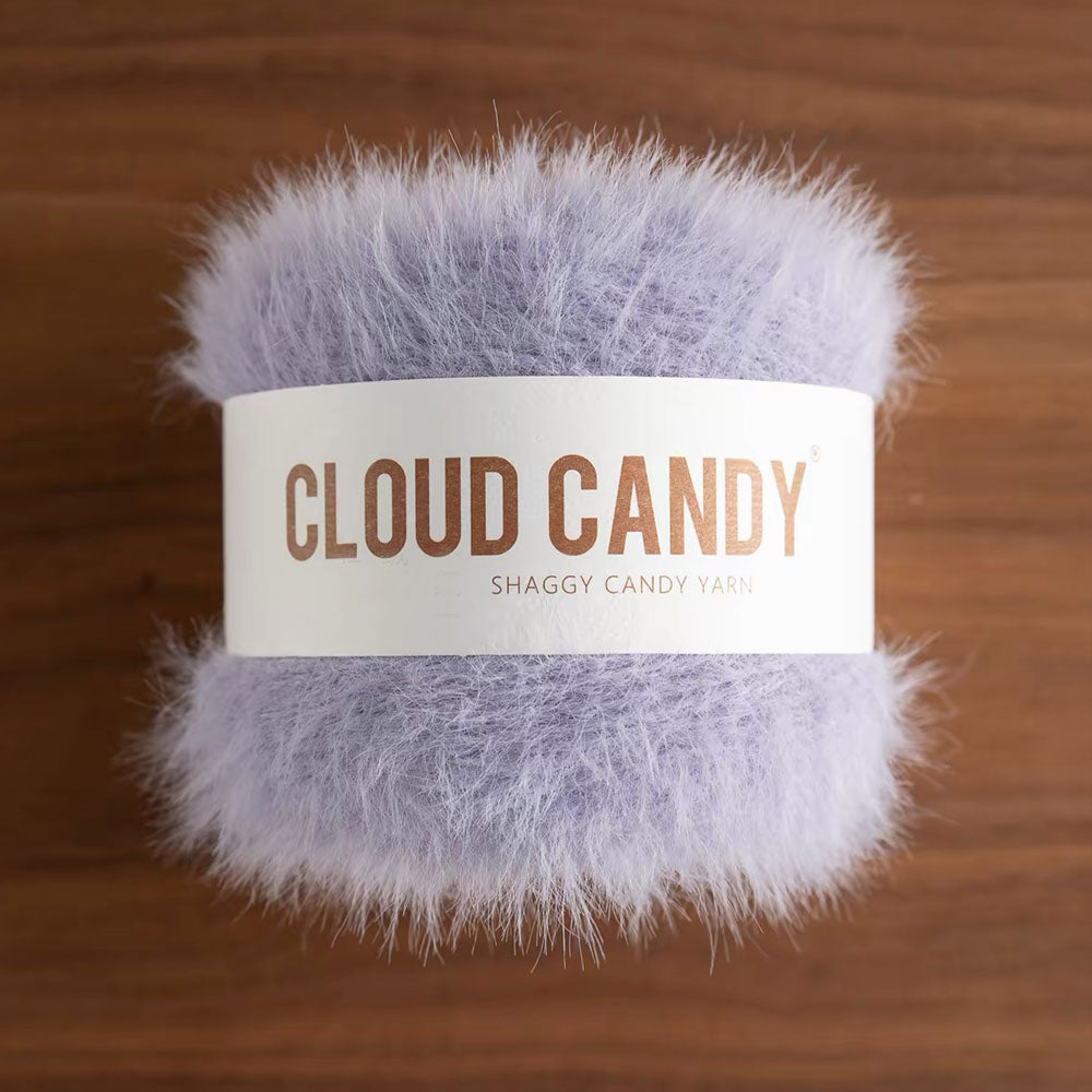Cloud Shaggy Yarn – Soft Fuzzy Nylon Yarn for Crochet & Knitting