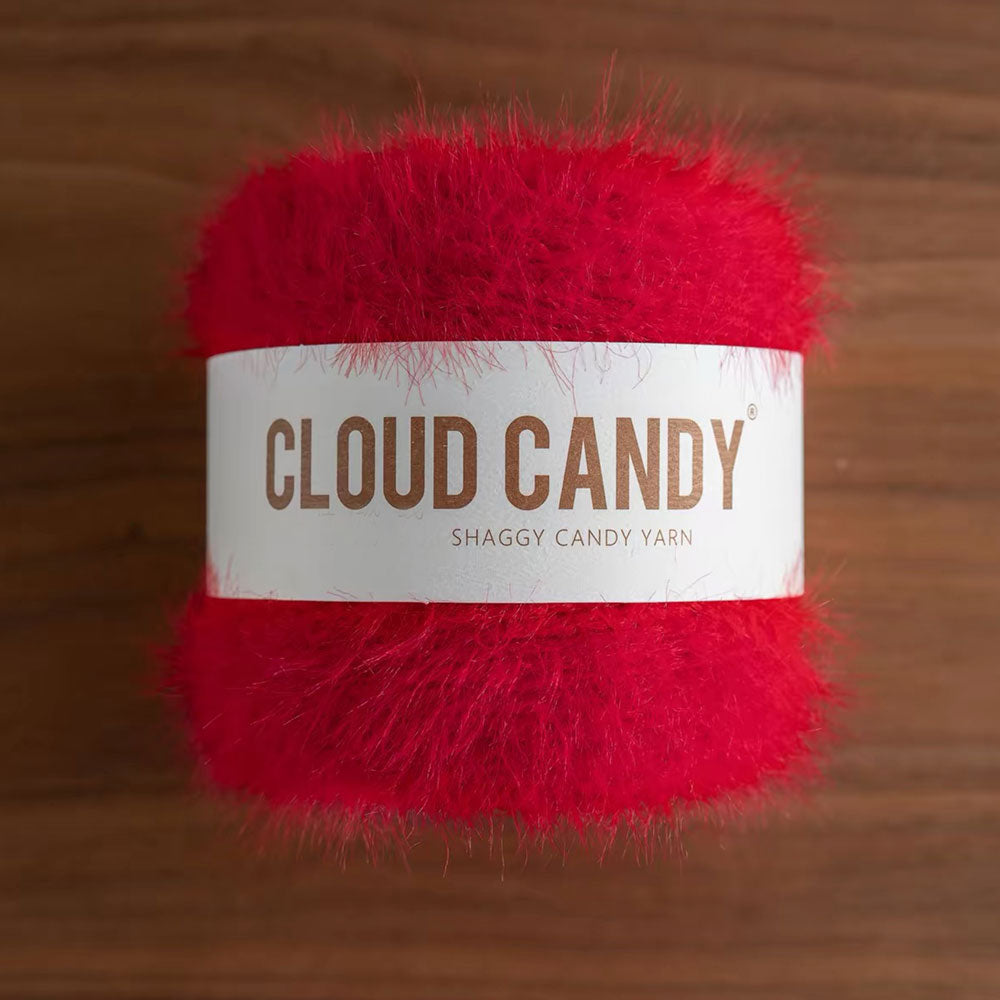 Cloud Shaggy Yarn – Soft Fuzzy Nylon Yarn for Crochet & Knitting