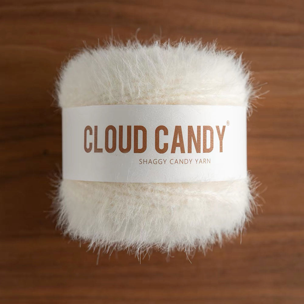 Cloud Shaggy Yarn – Soft Fuzzy Nylon Yarn for Crochet & Knitting