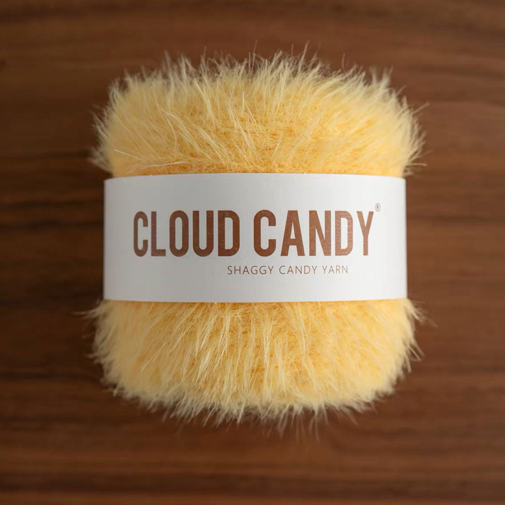 Cloud Shaggy Yarn – Soft Fuzzy Nylon Yarn for Crochet & Knitting