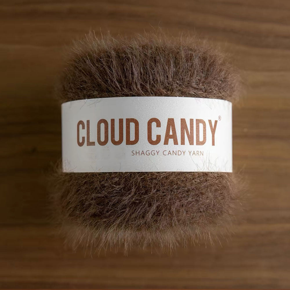Cloud Shaggy Yarn – Soft Fuzzy Nylon Yarn for Crochet & Knitting