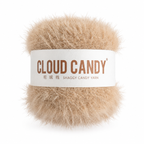 Cloud Shaggy Yarn – Soft Fuzzy Nylon Yarn for Crochet & Knitting