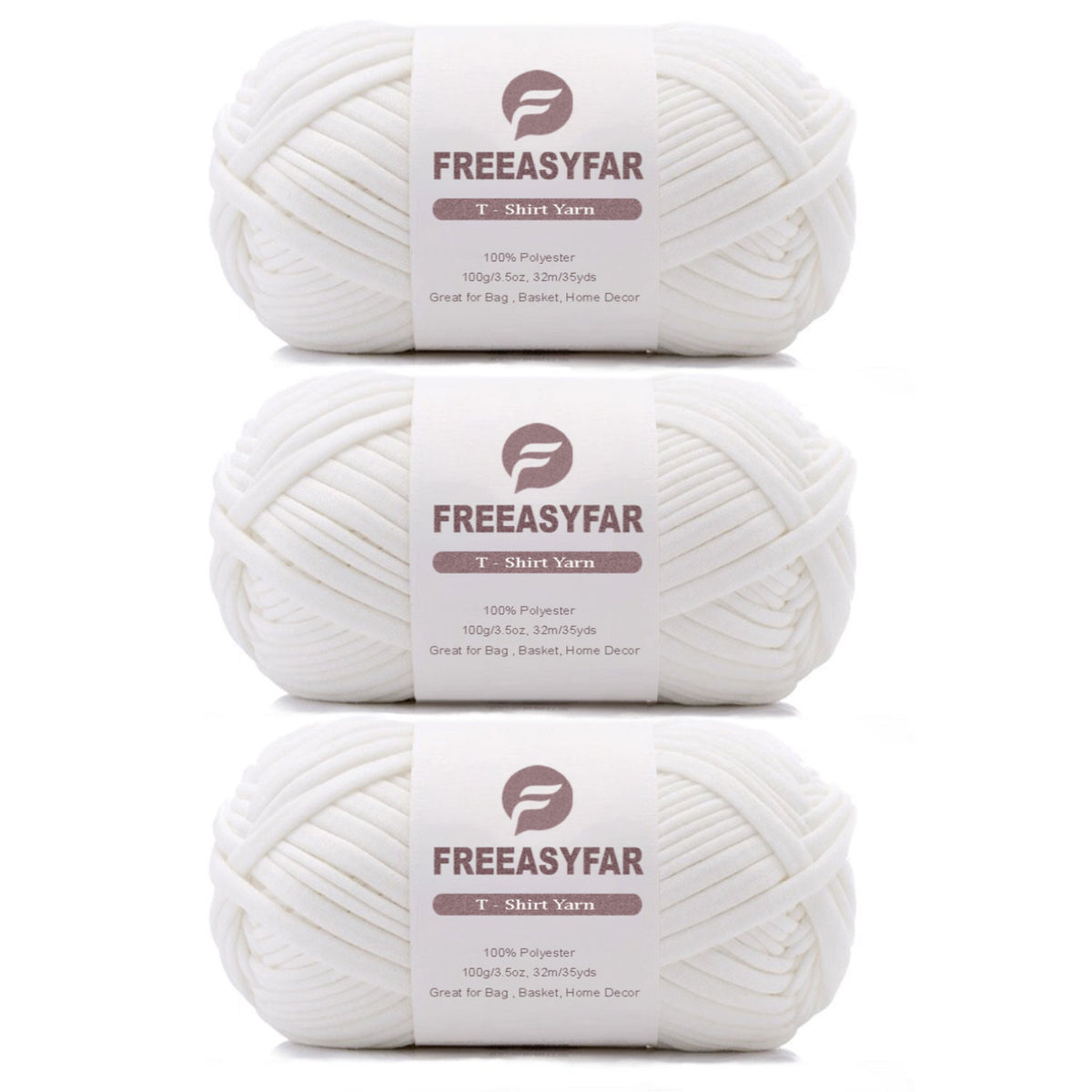Beginner-Friendly Elastic Fabric Yarn,T Shirt Yarn for Bag, Basket, Blanket