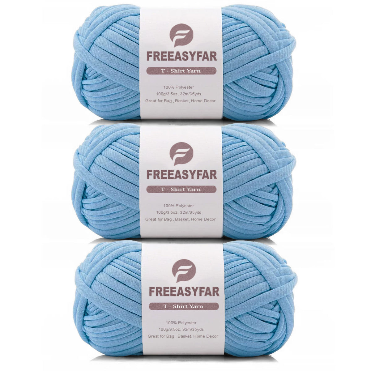 Beginner-Friendly Elastic Fabric Yarn,T Shirt Yarn for Bag, Basket, Blanket