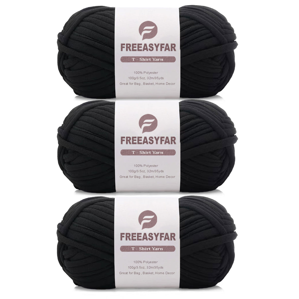Beginner-Friendly Elastic Fabric Yarn,T Shirt Yarn for Bag, Basket, Blanket