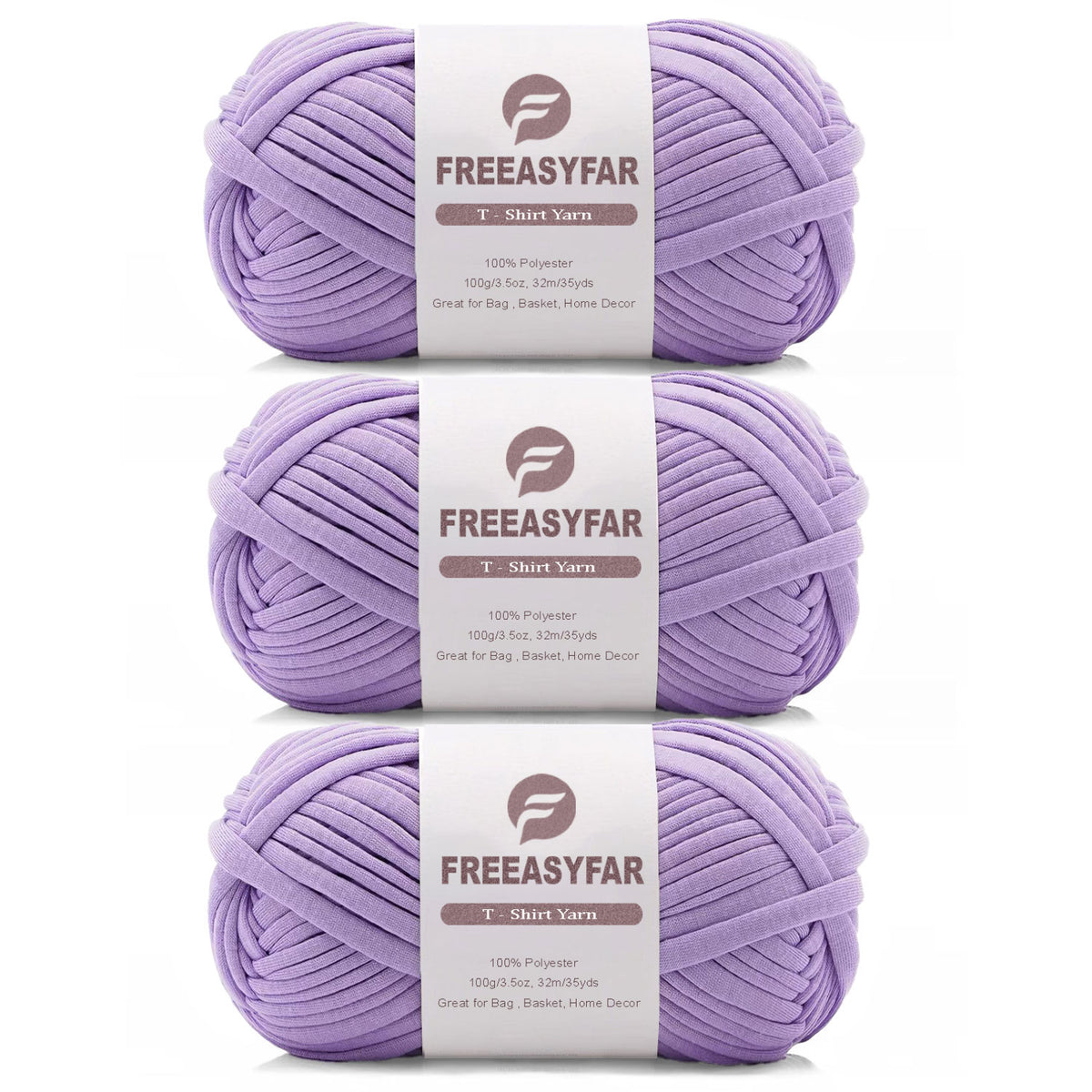 Beginner-Friendly Elastic Fabric Yarn,T Shirt Yarn for Bag, Basket, Blanket