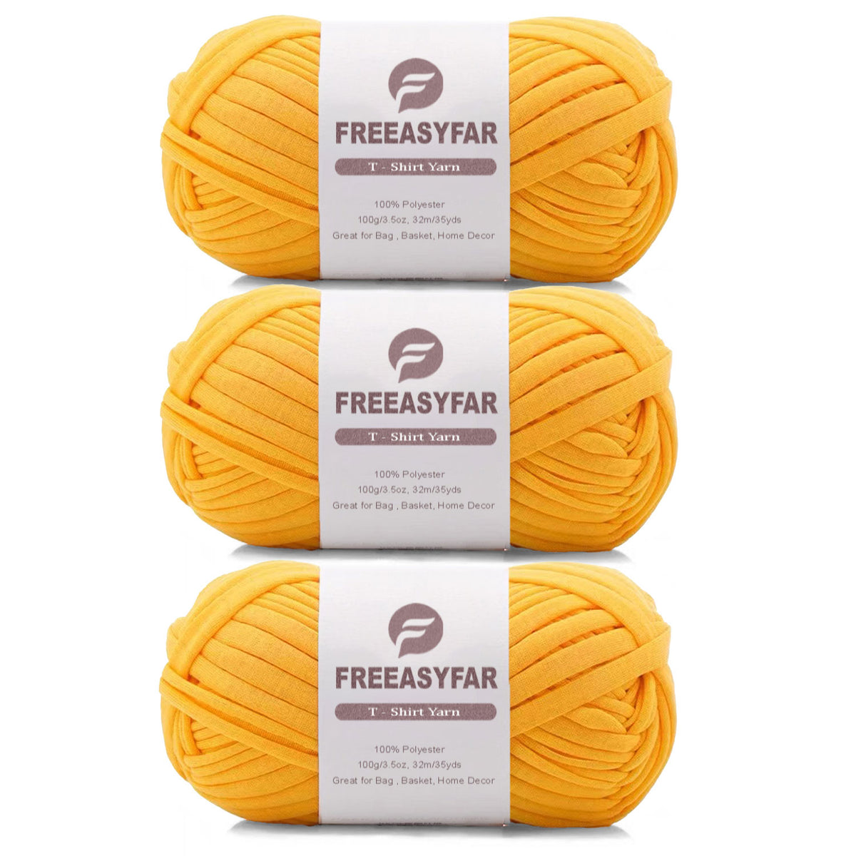 Beginner-Friendly Elastic Fabric Yarn,T Shirt Yarn for Bag, Basket, Blanket