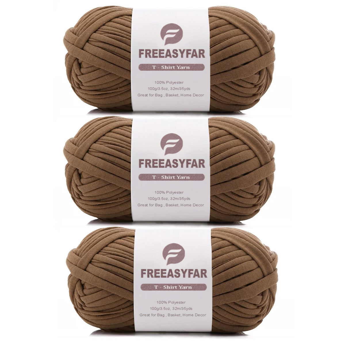 Beginner-Friendly Elastic Fabric Yarn,T Shirt Yarn for Bag, Basket, Blanket