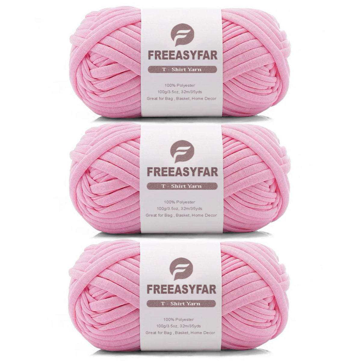 Beginner-Friendly Elastic Fabric Yarn,T Shirt Yarn for Bag, Basket, Blanket