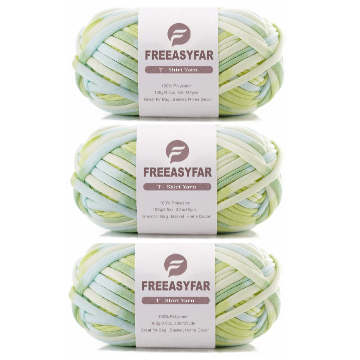 Beginner-Friendly Elastic Fabric Yarn,T Shirt Yarn for Bag, Basket, Blanket