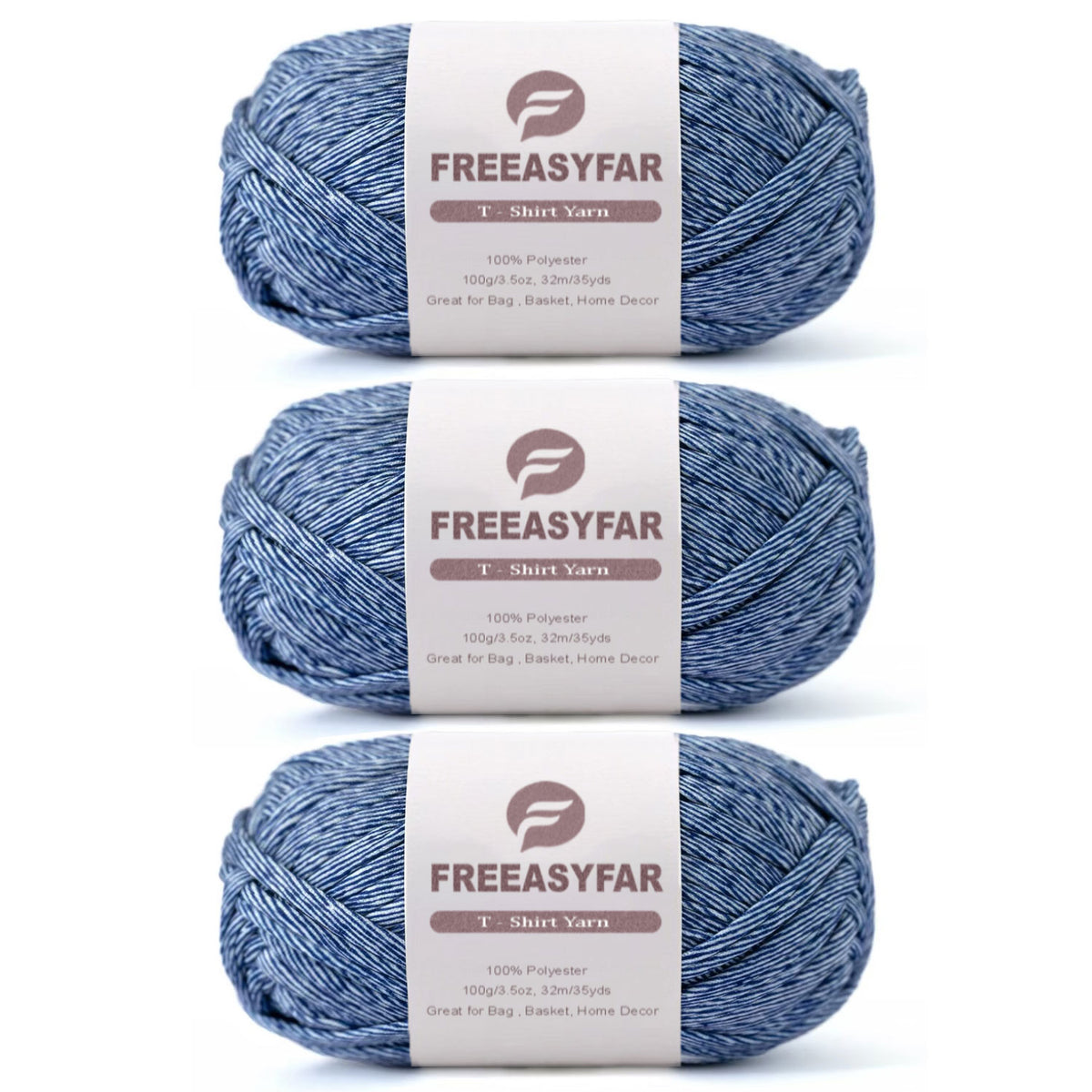 Beginner-Friendly Elastic Fabric Yarn,T Shirt Yarn for Bag, Basket, Blanket