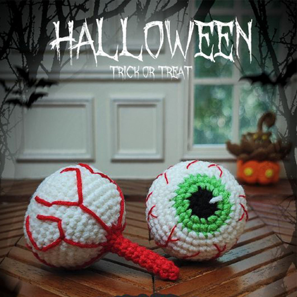Spooky Crochet Eyeball