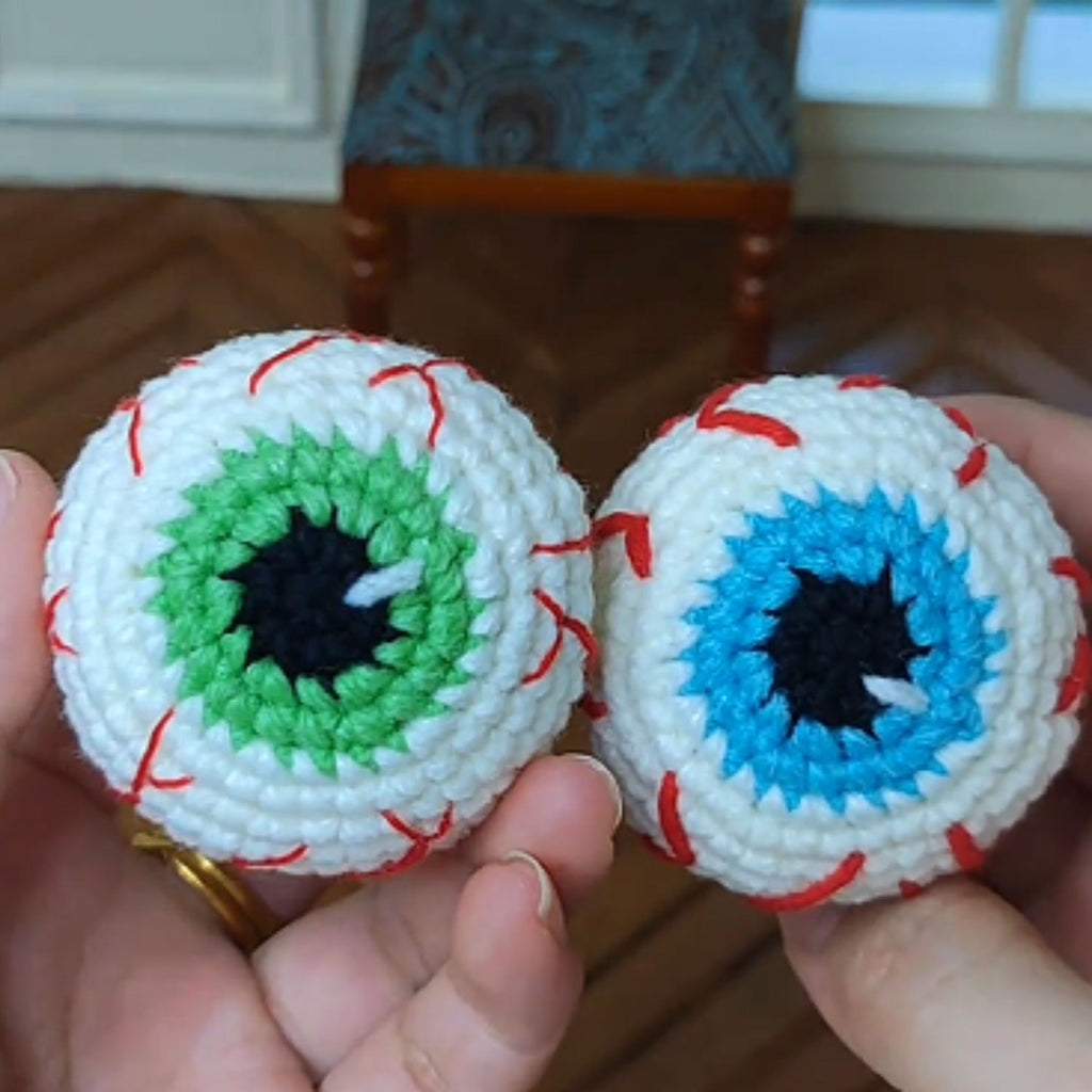 Spooky Crochet Eyeball
