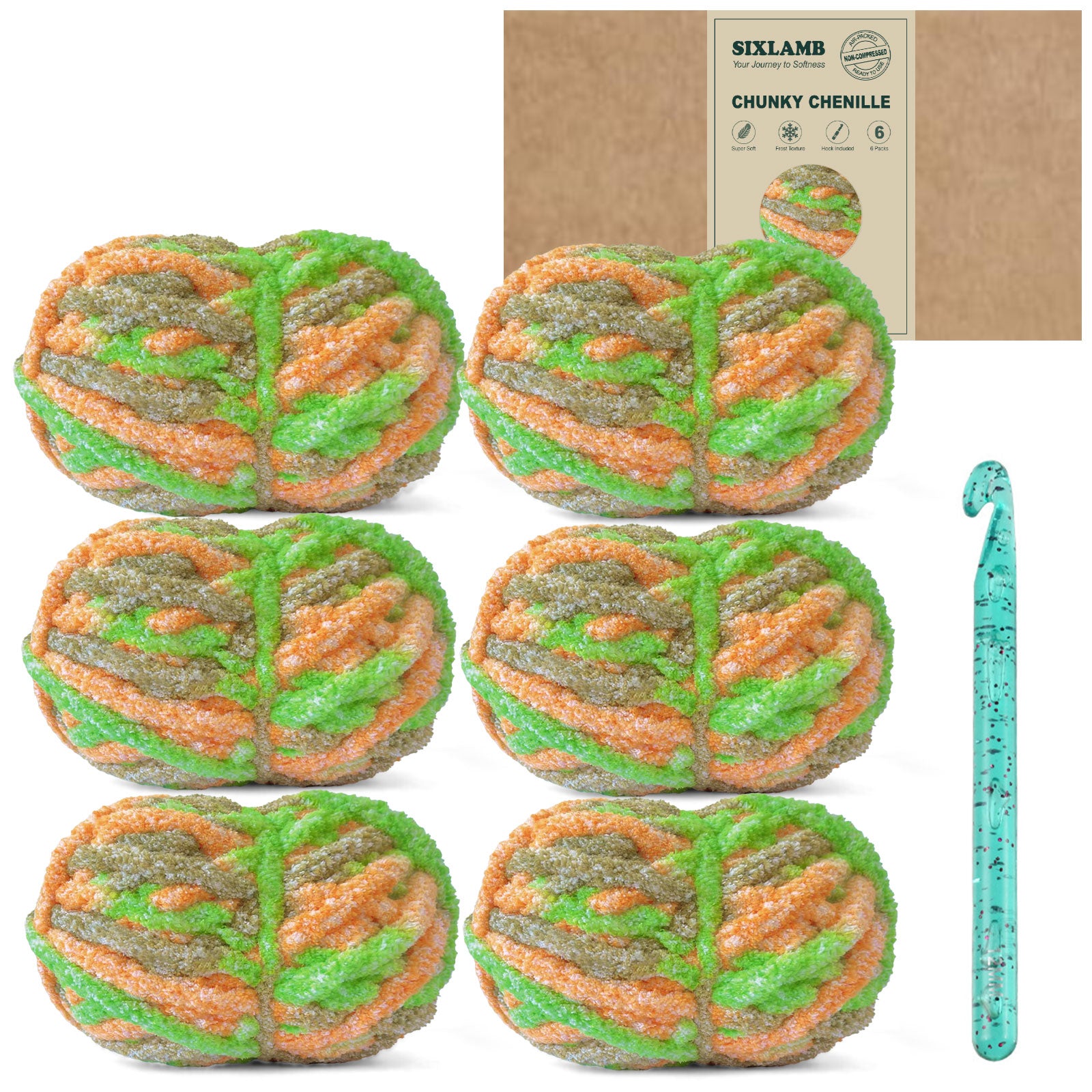 #7 Jumbo Chunky Yarn for Hand Knitting Freeasyfar