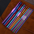 100 Pcs Crochet Hooks Set, Crochet Hooks Kit with Storage Case for Beginners-Purple Freeasyfar