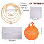 Embroidery Kit 215 Pcs,100 Colors Threads,5 Pcs Embroidery Hoops,3 Pcs Aida Cloth,40 Sewing Pins, Cross Stitch Tools and Embroidery Starter Kit for Adults and Kids Beginners Freeasyfar