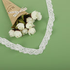 6 Styles White Lace Trim Ribbon, 1.5 Inch Width，Total 30-Yard (Each Style 5 Yds) for Crafts Sewing