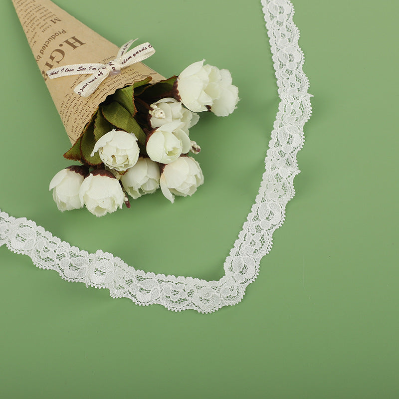 6 Styles White Lace Trim Ribbon, 1.5 Inch Width，Total 30-Yard (Each Style 5 Yds) for Crafts Sewing