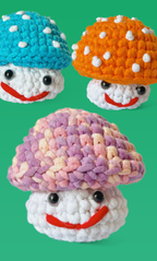 Toadstool Buddy Pattern for Beginners Freeasyfar