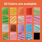 Solid Colors Easy Peasy Beginner Yarn - Smooth Cotton-Nylon Blend for Crochet & Knitting
