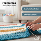 4 Pack Velvet  Bulky Chenille Yarn Freeasyfar