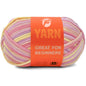 1 Pack 3.5oz/120yards,Beginner Easy Yarn for Crocheting and Knitting with Easy-to-See Stitches; Medium Weight #4(Variegated Color)