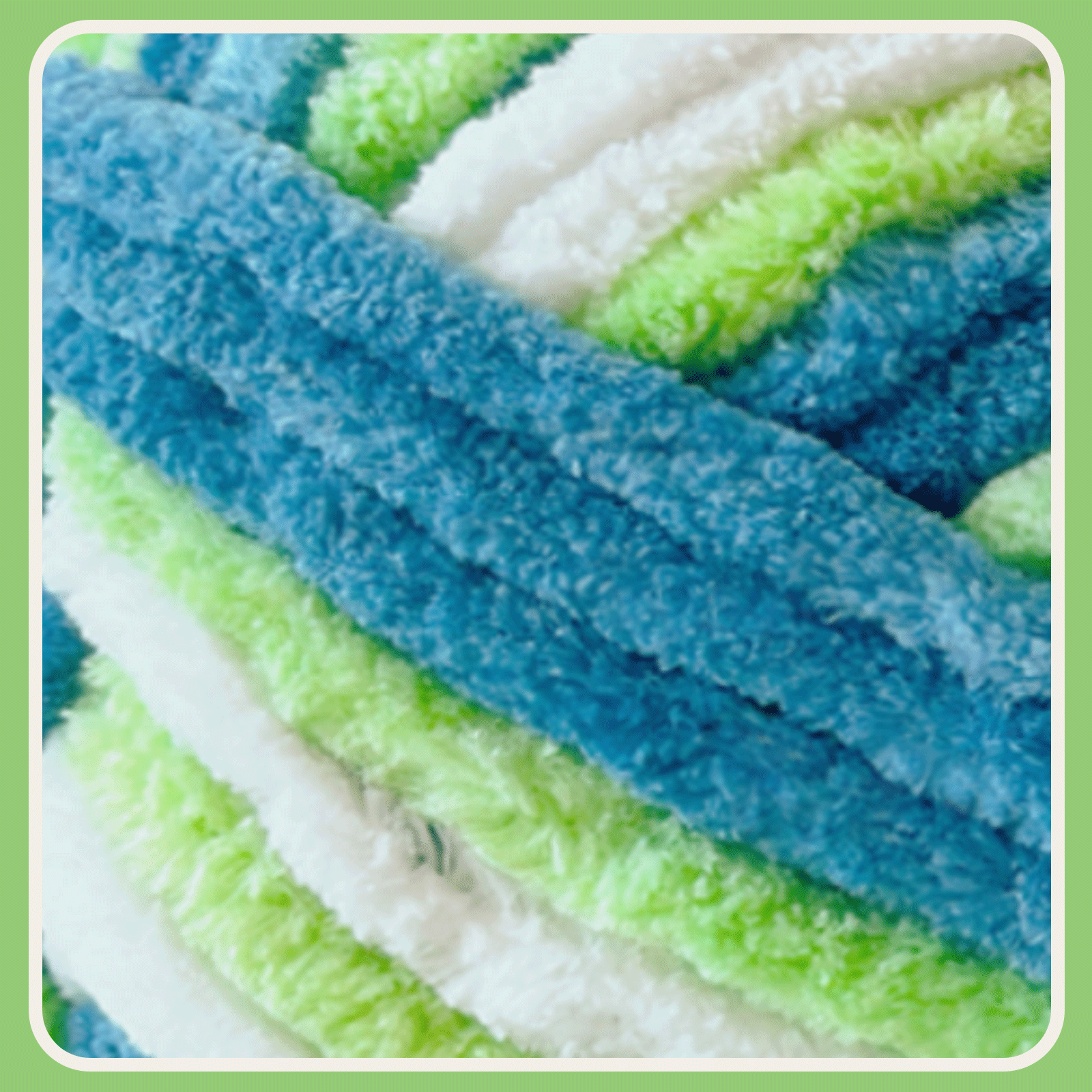 4 pack Velvet Chenille Yarn Bundle – Bulky (93 Yards/100g), Extra Soft Plush Yarn Freeasyfar