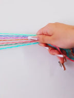 Ombre Gradient Cake Yarn - 200g #3 DK Weight Wool Blend for Shawls & Cardigans