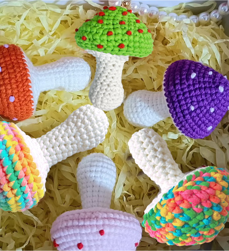 Fairy-mushroom-charm Pattern for Beginners Freeasyfar